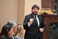 El presidente de la Comunidad, Fernando L&oacute;pez Miras, compareci&oacute; hoy en el pleno de la Asamblea Regional