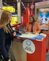 Mostrador de la Regi&oacute;n de Murcia en la feria Matka.