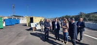 El consejero de Medio Ambiente, Universidades, Investigaci&oacute;n y Mar Menor, Juan Mar&iacute;a V&aacute;zquez, junto a la alcaldesa de Fortuna, Catalina Herrero, ...