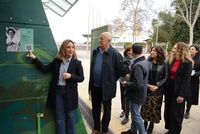 La consejera de Pol&iacute;tica Social, Familias e Igualdad, Conchita Ruiz, junto al sobrino de Piedad de la Cierva, Juan de la Cierva, y familiares durante...