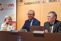 El consejero de Educaci&oacute;n y Formaci&oacute;n Profesional, V&iacute;ctor Mar&iacute;n, durante el debate del Consejo Escolar de la Regi&oacute;n de Murcia