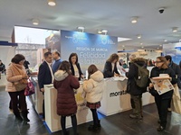 Mostrador de la Regi&oacute;n de Murcia en la feria Navartur.