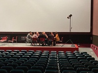 Imagen de archivo de una reuni&oacute;n de la consejera de Cultura, Carmen Conesa, con los representantes de la Uni&oacute;n de Asociaciones Audiovisuales de la...