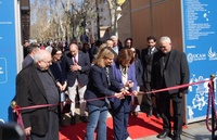 La consejera de Pol&iacute;tica Social, Familias e Igualdad, Conchita Ruiz, junto con el obispo de la Di&oacute;cesis de Cartagena, Jos&eacute; Manuel Lorca Planes, y...