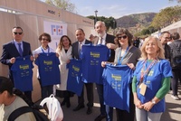 El director general de Universidades e Investigaci&oacute;n, Antonio Caballero, asiste junto al alcalde del ayuntamiento de Santomera, V&iacute;ctor Mart&iacute;nez, ...