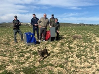 El consejero de Medio Ambiente, Universidades, Investigaci&oacute;n y Mar Menor, Juan Mar&iacute;a V&aacute;zquez, liber&oacute; esta ma&ntilde;ana dos ejemplares de lince ib&eacute;rico.