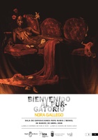 Cartel de la exposici&oacute;n de Nora Gallego en Beniel