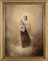 'La Virgen del Carmen', de Wssel de Guimbarda, obra donada al Museo Regional de Arte Moderno.