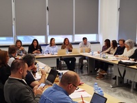 La Mesa Sectorial de Sanidad se ha reunido hoy en la sede del Servicio Murciano de Salud.