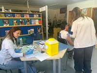 Vacunaci&oacute;n frente al VPH en el Instituto de Ense&ntilde;anza Secundaria Juan Carlos I de Murcia