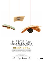 Cartel de la exposici&oacute;n de Bel&eacute;n Orta en la Biblioteca P&uacute;blica de Torre Pacheco