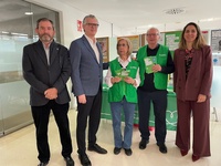 Salud, la Aecc y el Colegio de Farmac&eacute;uticos hacen un llamamiento a la participaci&oacute;n en el cribado de c&aacute;ncer de colon.&nbsp;