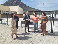 El consejero de Educaci&oacute;n y Formaci&oacute;n Profesional visit&oacute; hoy las nuevas aulas del colegio Don Jos&eacute; Mar&iacute;n de Cieza
