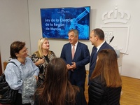 El consejero de Medio Ambiente, Universidades, Investigaci&oacute;n y Mar Menor, Juan Mar&iacute;a V&aacute;zquez, inform&oacute; sobre la aprobaci&oacute;n del anteproyecto de Ley...