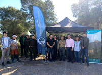 El consejero de Medio Ambiente, Universidades, Investigaci&oacute;n y Mar Menor, Juan Mar&iacute;a V&aacute;zquez, junto al presidente de la Fundaci&oacute;n Legado Humano Natural,...