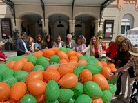 El consejero de Salud y la consejera de Pol&iacute;tica Social, Familias e Igualdad, participaron en el acto por el D&iacute;a Mundial de la Fibrosis Qu&iacute;stica(...