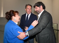 El presidente L&oacute;pez Miras y el alcalde de Lorca, Fulgencio Gil, participaron hoy en un encuentro con beneficiarios del programa 'Cercanos' de la ...