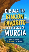 Cartel del concurso para dibujar el rinc&oacute;n favorito de la Regi&oacute;n de Murcia.