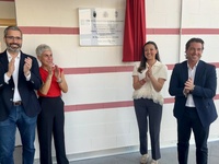 Acto oficial de inauguraci&oacute;n de las obras de rehabilitaci&oacute;n del pabell&oacute;n deportivo de Beniel