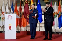 El presidente de la Comunidad, Fernando L&oacute;pez Miras, entrega la Medalla de Oro de la Regi&oacute;n de Murcia a Su Alteza Real la Princesa de Asturias (2...