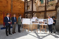 L&oacute;pez Miras preside en Lorca el acto de colocaci&oacute;n de la primera piedra de 11 viviendas de alquiler asequible destinadas a j&oacute;venes