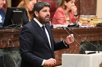 El presidente de la Comunidad, Fernando L&oacute;pez Miras, intervino hoy en la primera sesi&oacute;n del Debate sobre el Estado de la Regi&oacute;n