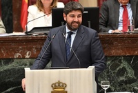 L&oacute;pez Miras interviene en la segunda sesi&oacute;n del Debate sobre el Estado de la Regi&oacute;n