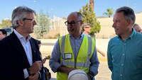 El consejero de Empresa visit&oacute; hoy el hidroseparador de aguas pluviales del pol&iacute;gono Saprelorca, una de las actuaciones realizadas con las ayudas...