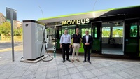 El director general de Movilidad y Transportes, Jos&eacute; Antonio Verd&uacute;, y el alcalde de Molina de Segura Jos&eacute; &Aacute;ngel Alfonso, durante la supervisi&oacute;n del...