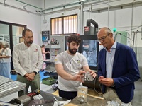 El consejero de Educaci&oacute;n y Formaci&oacute;n Profesional, V&iacute;ctor Mar&iacute;n, visita el CIFP Polit&eacute;cnico de Murcia