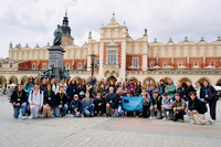 Alumnos durante una de las actividades realizadas durante el proyecto europeo.