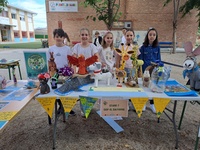 Alumnos participantes en el encuentro regional de centros del programa 'EsenRed'.