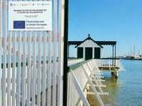 Un balneario del Mar Menor rehabilitado con fondos Next Generation.