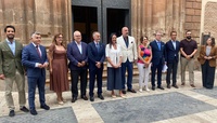 La consejera de Turismo, Cultura y Deportes, Carmen Conesa, en la presentaci&oacute;n de la IX Semana Internacional de las Letras ExLibris Murcia