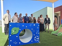 El consejero de Educaci&oacute;n y Formaci&oacute;n Profesional, V&iacute;ctor Mar&iacute;n, y el&nbsp; alcalde de Molina de Segura, Jos&eacute; &Aacute;ngel Alfonso, inauguran hoy la nueva escuela...