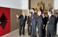 Los Príncipes de Asturias visitan la exposición 'Alfonso X El Sabio'