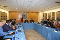 Valcárcel se reúne con miembros de la Plataforma en Defensa del Río Segura (1)