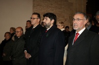 El presidente de la Comunidad asiste en Ricote a la procesión en honor a San Sebastián (3)