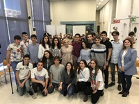 Martínez-Cachá recibe a los alumnos murcianos becados por la Fundación Amancio Ortega