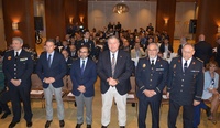 El consejero de Presidencia, el delegado del Gobierno y el alcalde de Lorca inauguraron el II Encuentro de Policías Locales de la Región de Murcia