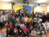 Fernando López Miras participa en Cartagena en los actos organizados por el Centro de Educación Infantil y Primaria Aníbal con motivo del Día del Libro