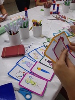 Imagen de un taller infantil  de los Museos regionales