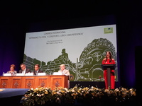 La consejera de Turismo y Cultura, Miriam Guardiola, participa en la inauguración del 'Congreso internacional de patrimonio cultural y catástrofes: Lorca como referencia'