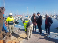Fomento inicia las obras del Varadero del puerto de San Pedro que mejorarán la seguridad y el medio ambiente del entorno
