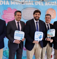 El presidente Fernando López Miras asiste a los actos organizados con motivo del Día Mundial del Agua