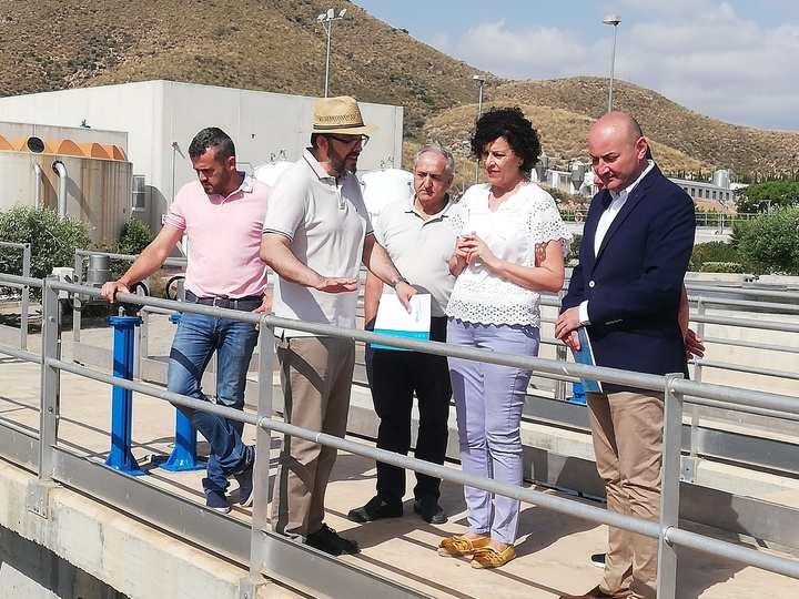 El nuevo sistema de filtración del tratamiento terciario de la depuradora de Puerto Lumbreras minimiza el riesgo de roturas