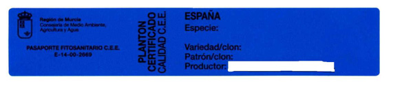 Etiqueta certificada