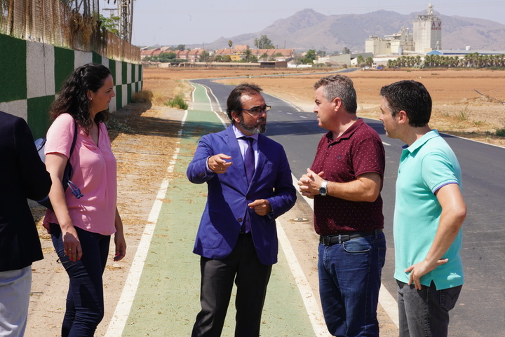 La Comunidad financia la renovación de la calle del Castillo y la realización de un carril bici en Las Palas, Fuente Álamo