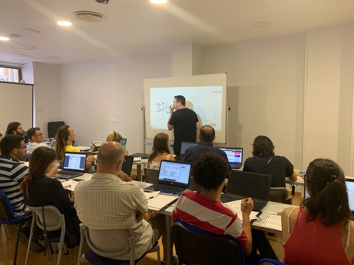 Imagen de un curso de Murcia Habla Idiomas (II)