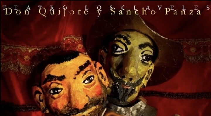 Imagen promocional de 'Don Quijote y Sancho Panza' de Los Claveles Teatro